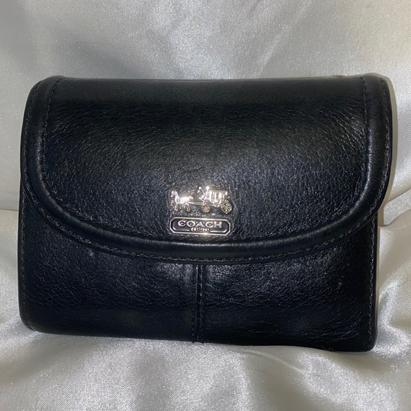 Coach Handbags - Black leather Coach wallet